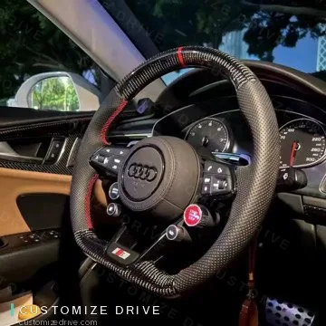 Custom steering wheel built by Customize Drive